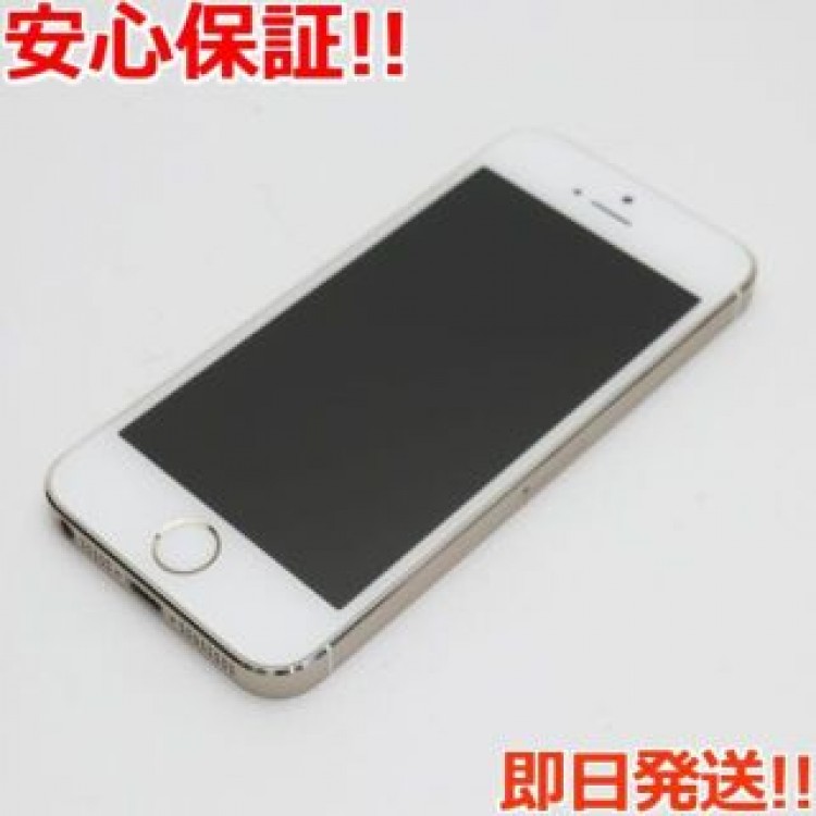 超美品 DoCoMo iPhone5s 64GB ゴールド 白ロム