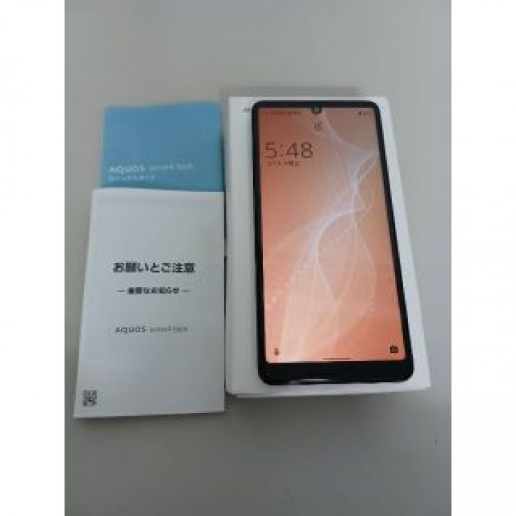 【SIMロック解除】SHARP/AQUOS sense4 basic/64GB⑥