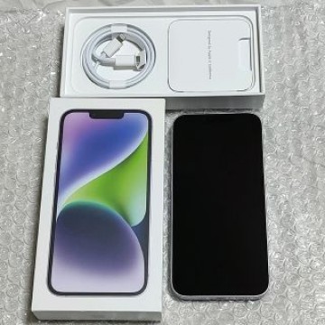 極美品 2022 iPhone 14 128GB パープル