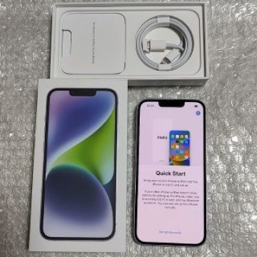 極美品 2022 iPhone 14 128GB パープル
