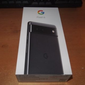 未使用 au Pixel6 128GB StormyBlack ,黒,SIM解