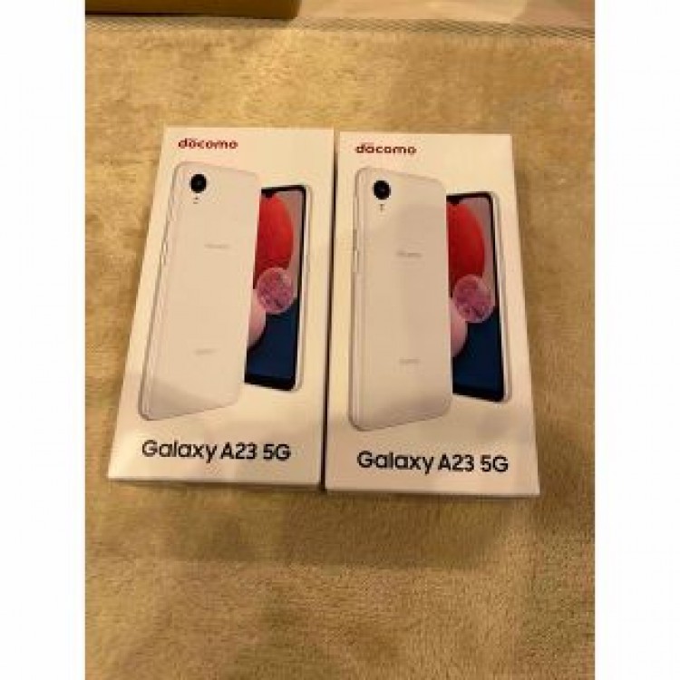 Galaxy A23 5G SC-56C ホワイト　SIMフリー　2台