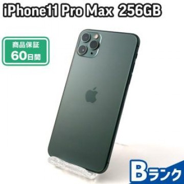 iPhone11 Pro Max 256GB ミッドナイトグリーン SoftBank 中古 Bランク 本体【エコたん】