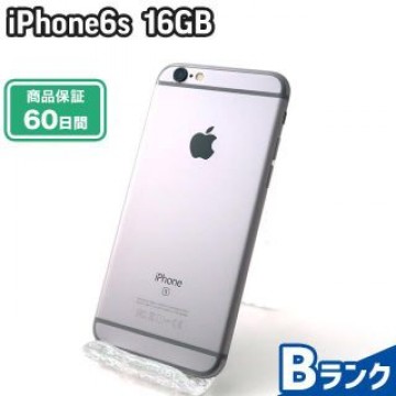 iPhone6s 16GB スペースグレイ SoftBank 中古 Bランク 本体【エコたん】