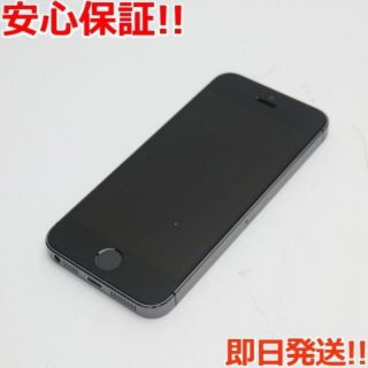 超美品 DoCoMo iPhone5s 16GB グレー ブラック