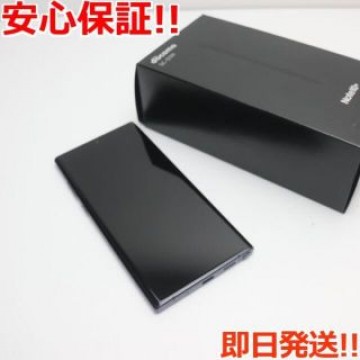 新品同様 SC-01M オーラブラック スマホ 白ロム SIMロック解除済み