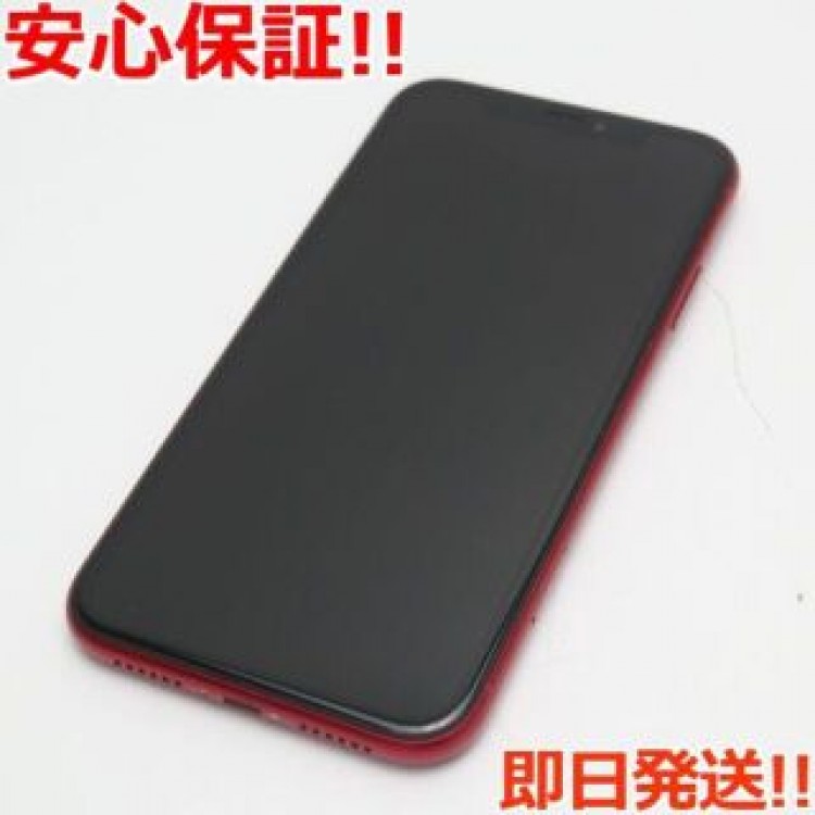超美品 SIMフリー iPhoneXR 256GB レッド RED 白ロム