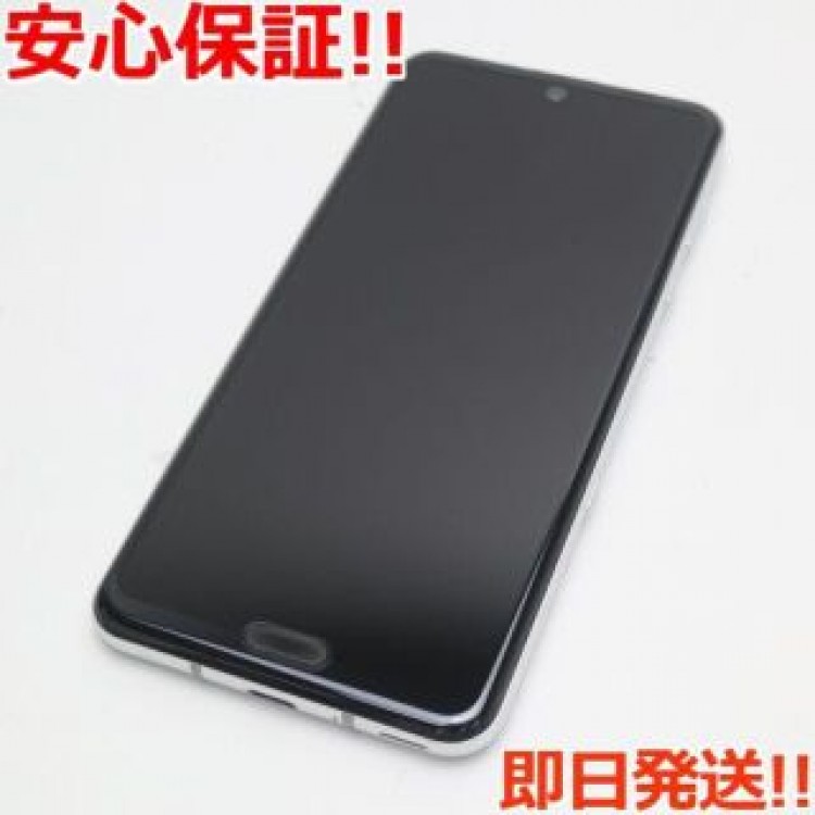 新品同様 SH-04L AQUOS R3 プラチナホワイト SIMロック解除済み