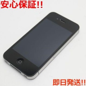 美品 au iPhone4S 32GB ブラック 白ロム