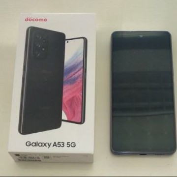 GalaxyA53 5G オーサムブラック SIMフリー　ドコモ