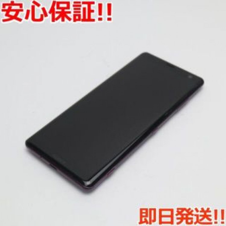 超美品 801SO Xperia XZ3 ボルドーレッド