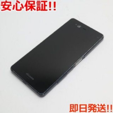 良品中古 F-01K ブルーブラック SIMロック解除済み