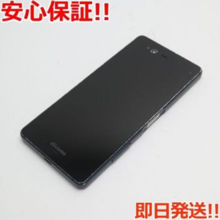 良品中古 F-01K ブルーブラック SIMロック解除済み