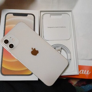 au iphone12 Apple 64GB white