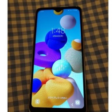 美品  galaxy  scv49  a21  ホワイト