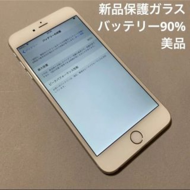 【美品】iPhone 6 Plus Silver 64 GB Softbank