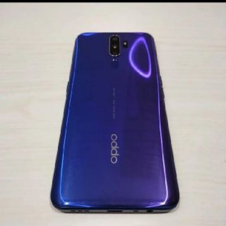 OPPO A5 2020 BLUE ブルー 美品中古 TPUケース付き