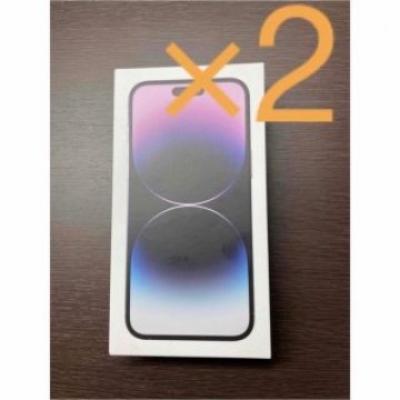 iPhone14 proMax 256GB ディープパープル　2台