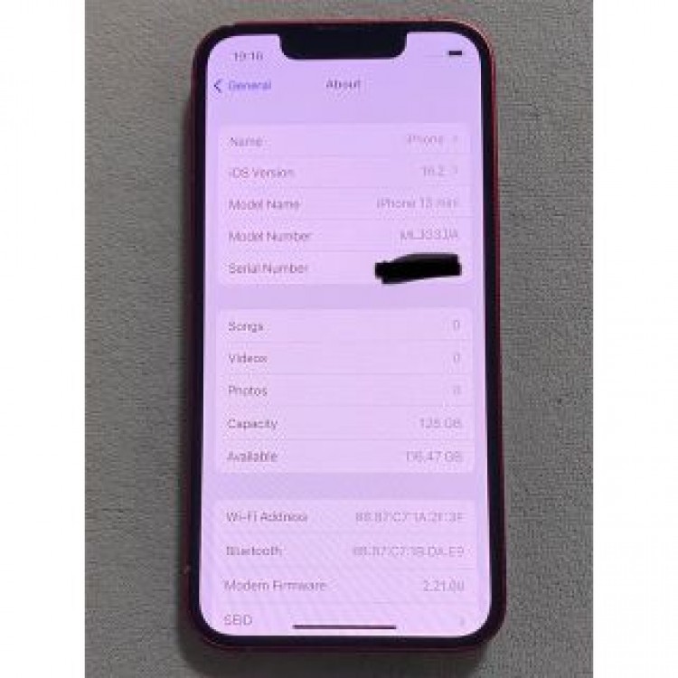 iPhone 13 mini レッド 128 GB SIMフリー