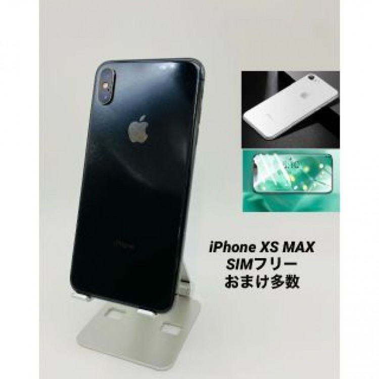 iPhoneXS Max 256G スペースグレイ/シムフリー/BT90% 05
