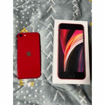 iPhone SE 第2世代 128GB RED 本体 箱 のみ 美品