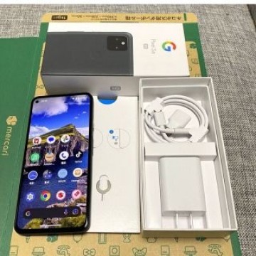 美品！Pixel 5a Mostly Black 128 GB