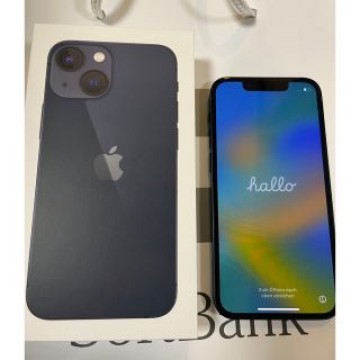 アップル iPhone13 mini 128GB ミッドナイト softbank