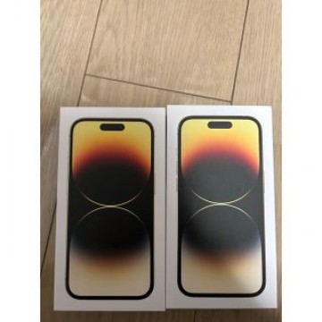 新品 未開封 iPhone 14 Pro 256GB ゴールド　２台