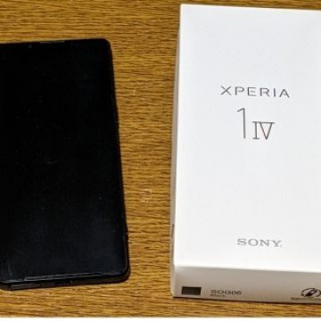 SONY Xperia 1 IV SOG06 ブラック auキャリア版