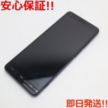美品 BASIO4 ロイヤルブルー スマホ 白ロム