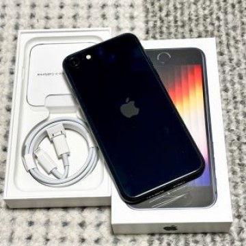 アップル iPhoneSE 第3世代 64GB ミッドナイト softbank