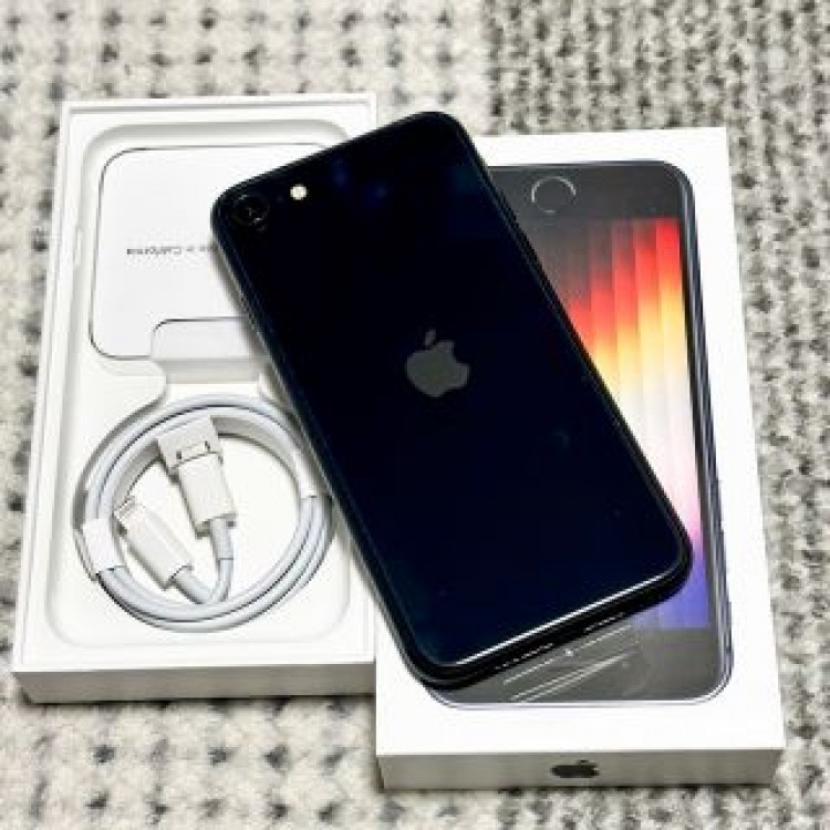 アップル iPhoneSE 第3世代 64GB ミッドナイト softbank
