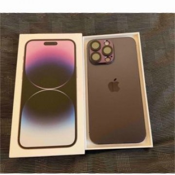 美品 SIMフリー iPhone14 pro MAX128GB ディープパープル