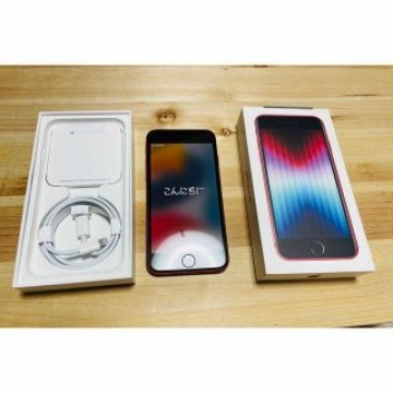 新品同様　iPhone SE 第3世代 64gb レッド