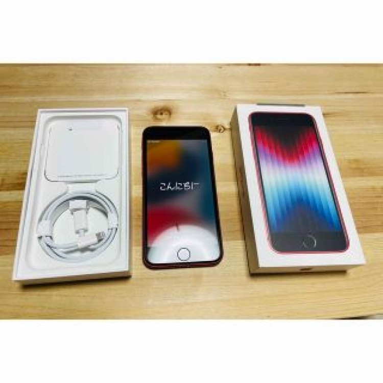 新品同様　iPhone SE 第3世代 64gb レッド