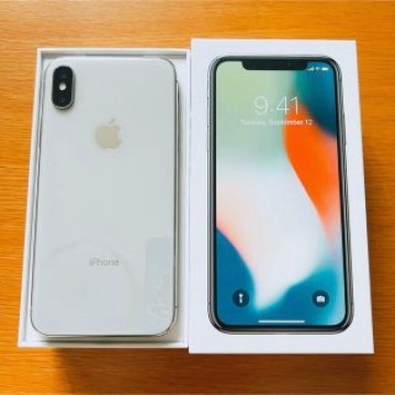 iPhone x 256GB シルバー SIMフリー