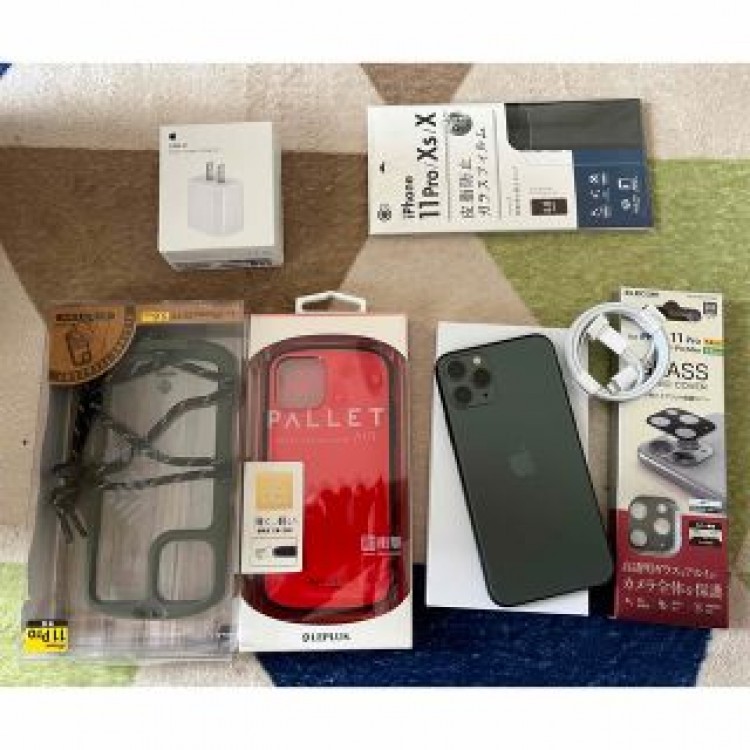 【美品】iphone11 pro 256gb グリーン