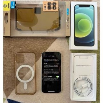 【美品】iphone12 mini 128gb グリーン simロック解除済み