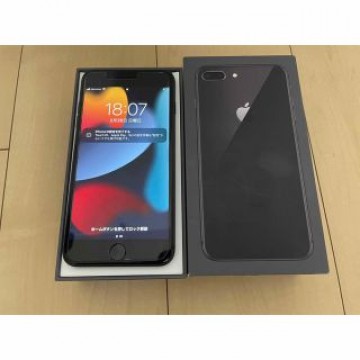 iPhone8 Plus 64GB スペースグレイ 超美品　バッテリー100%