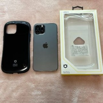 iPhone12promax 128GB SIMロック解除品 iFaceオマケ付