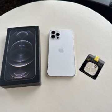 【美品】iPhone12 pro シルバー （ホワイト）256GB SIMフリー