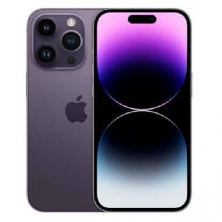 [極美品]iPhone14pro 128G パープル 本体＋箱＋おまけ付き