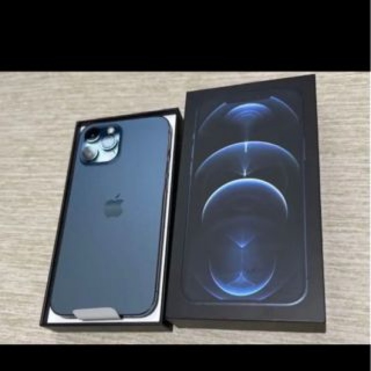 美品iPhone12ProMax 256GB SIMフリー パシフィックブルー