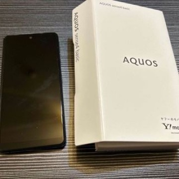 【SIMロック解除コード付】AQUOS sense4 basic ブラック