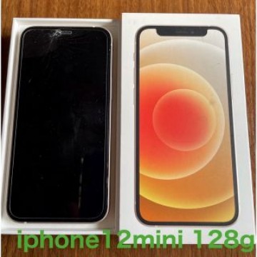 アップル iPhone12 mini 128GB ホワイト au FaceIDx
