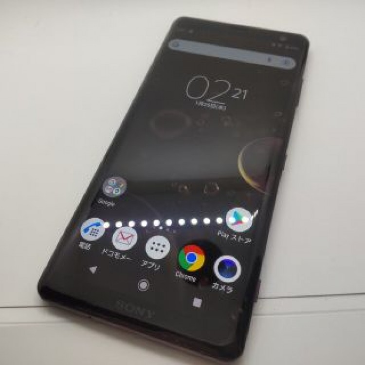 Xperia XZ3 SO-01L　ボルドーレッド　SIMフリー　訳あり