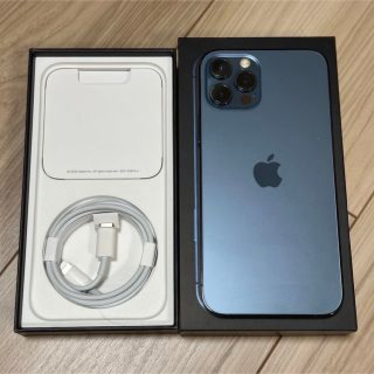 美品 iPhone12 Pro 128GB SIMフリー パシフィックブルー
