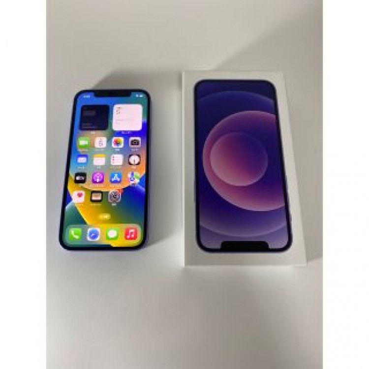 iPhone12 64GB docomo パープル simフリー 中古 ジャンク