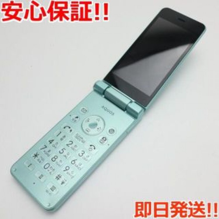 新品同様 SoftBank 601SH AQUOS ケータイ2 ライトグリーン