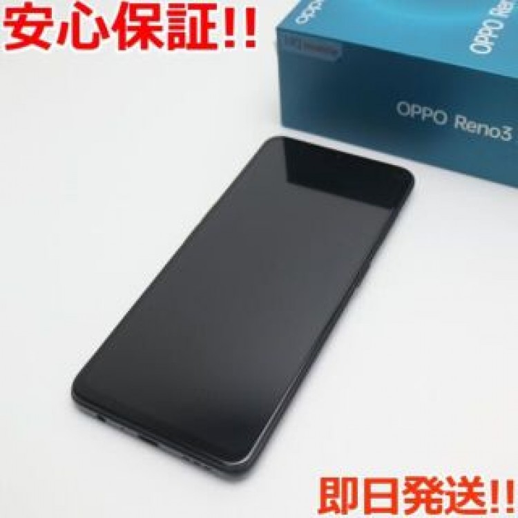 超美品 SIMフリー OPPO Reno3 A ブラック